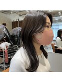 【adept北千住 エリスタイル】ロング外ハネくびれヘア