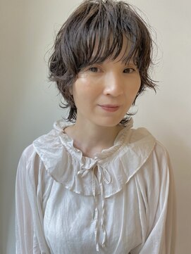 コクーン(Cocoon) マッシュウルフ#ネビージュ#大人かわいい#ホワイトグレージュ