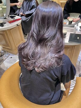 ロンド ロビン 栄(Lond robin) 【Lond robin】渡辺隼也 ハイトーン／パープルカラー／似合わせ