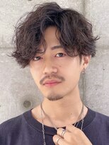 波巻きパーマ　緩め　名古屋　眉毛　メンズ