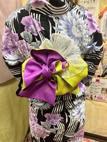 ヘアセットアップス(UP's) 『浴衣着付け＋ヘアセット』遊び心ある帯アレンジ♪可愛く(^○^)