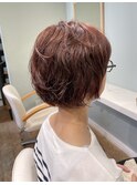 くせ毛風ショートパーマ