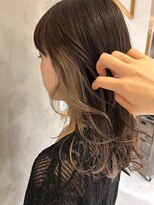 アカラ(acala) ベージュインナーカラー【acala吉祥寺/アカラ/縮毛矯正/髪質改善