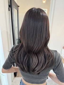 ビビバイベル(BiVi by BHEL) ショコラグレージュレイヤーカットブリーチなしダブルカラー