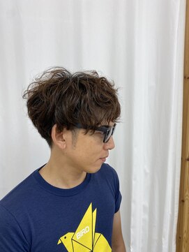 イケハ(IKEHA) メンズショート×パーマ