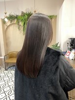 ザトエル 栄(THE TOEL) 髪質改善カラーダークグレージュプレミアムミネコラカラー