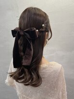 シュリット(schritt) ハーフアップ ハーフツイン渋谷宮益坂パーティセットエジリ