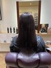 【当店人気No.2】髪質改善天然ストレート+ヘッドスパ+似合わせカット