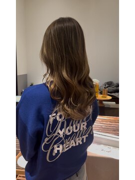 ブッシュ ユメリア徳重店(BUSH) 細ハイライト・ミルクティーカラー