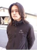 メンズボブウルフメンズミディアムレイヤーカットメンズウルフ