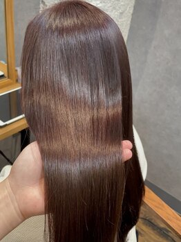 サロンド アクトレス 恵比寿店(salon de actress)の写真/N.ケラリファインTr取扱salon★2種類の還元ケラチン×熱の効果で毛先まで輝く艶髪に♪ルフレカラーと相性も