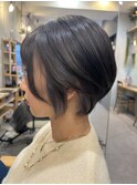 ショートボブ＊アッシュパープル