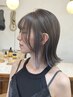 カット+インナーカラー(内側のみブリーチ＆ダブルカラー)[恵比寿]