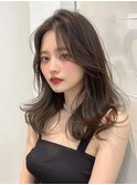 黒髪/ボブルフ/ネビージュ/韓国/ワンレン/仙台/髪質改善/前髪