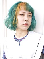 グラスペディア(graspedia)&nbsp;ハイトーン/デザインカラー/ツートーンカラー/グリーン/イエロー