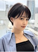 〔岩田莉奈〕ハイライトで白髪ぼかし★くびれショートボブ　新宿