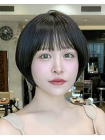 アフロート ルヴア(AFLOAT RUVUA) 【岩田莉奈】ナチュラルレイヤーショートでひし形シルエット新宿