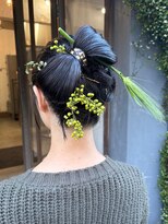 カゼ ダイカンヤマ Kaze DAIKANYAMA リボンヘア/生花ヘア/タイトヘアセット/成人式ヘア