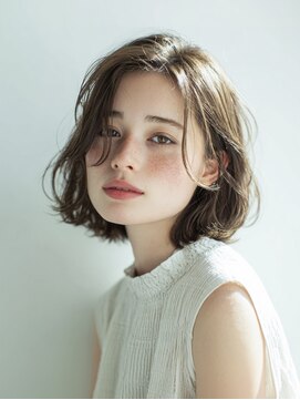 アグ ヘアー ネスト 茨木店(Agu hair nest) 大人ボブ 20代30代40代ヘア 小顔 大阪ボブ 茨木