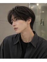 ベル 新宿(Belle) 大人ヘア 毛流れ 韓国ヘア センターパート カルマパーマ