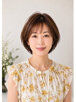アヴァンス プロデュース バイ エガオ 大阪梅田店(AVANCE. PRODUCED by EGAO) 大人の女性に似合う華やかショートボブ