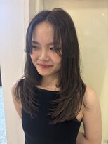 フェリチタ ひばりヶ丘(FELICITA) ナチュラルブラウンとレイヤーの相性抜群