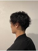 【無造作パーマ】