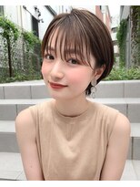 サンドシーン(sand scene)&nbsp;マッシュ/くびれヘア/着物/メルティカラー[原宿表参道/ショート]