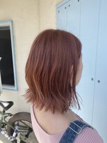 ニコ ヘアリラクゼーション(Nico hair relaxation)&nbsp;20代30代大人可愛いニュアンスミディ暖色カラーレイヤーボブ