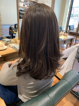 ルッカランス 王子店(Lucca Lance) 1月　ミディアムロングカールヘア　ルッカランスRIE