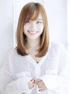 ヘアメイク ナル(hair make nalu) ツヤ感ワンカールスタイル