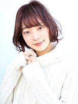 ヘアメイク フレンシア(hair make flencia) ピンクベージュが可愛いレイヤーボブ