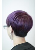 パープルカラーのメンズショート