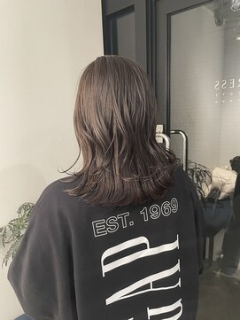 トレス(TRESS) 外ハネボブ　グレージュカラー　ベージュカラー