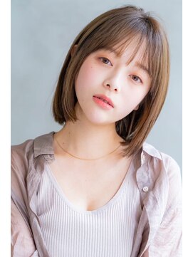 シエナ 渋谷(Siena) 小顔ボブ＋ベージュ