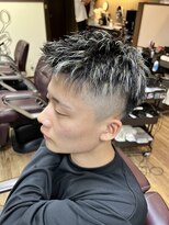 スウェル ジャンティ(SWELL gentil)&nbsp;メッシュ　短髪　ショート　ブリーチ