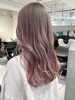 アイティーバイアルバム 藤沢店(IT by ALBUM) ラベンダーロング_外ハネボブセクションカラー_ba391151