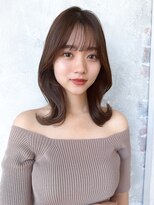 アフロート ルヴア(AFLOAT RUVUA)&nbsp;るなstyle くびれミディ 鎖骨下くびれヘア 20代30代40代 新宿