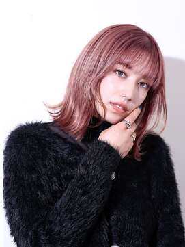 ヨファヘアー 岡本店(YOFA hair) ハイトーンハイライトボブウルフミディ1205