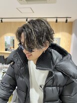 ビーテックバイゼン 山科店(B-TECH by Zen)&nbsp;ツーブロック短髪モテるスーツ束感メッシュシークレットパーマ