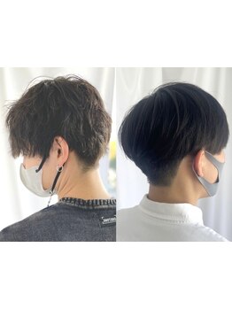 メンズ人気No1【カット+バブルスパor眉毛カット\5500】ON/OFFキマるStyle[メンズ/眉毛/ツーブロック/千葉]