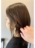 【filo山口】ミディアムSTYLE+インナーホワイトベージュカラー