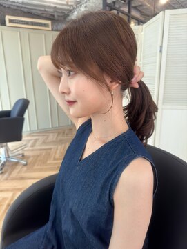 アリスバイアフロート 自由が丘(ALICe by AFLOAT) 結んでも可愛いお顔周り