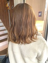 アヴァンス 天王寺店(AVANCE.) ハイトーンカラー×アプリコットブラウン