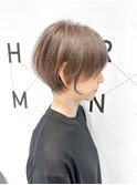 大人可愛い丸みショート20代30代40代50代