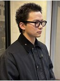 メンズベリーショートスパイキーボウズ/大矢