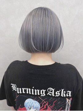 ロイ(Roi) ◎大人可愛い 丸みボブ ブリーチあり ミニボブ20代30代