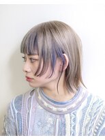 ルプラ ガーデン(le-pla garden)&nbsp;ウルフレイヤー#インナーカラー#ダブルカラー＃ケアブリーチ