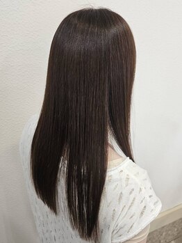 パームヘアー(Palm hair)の写真/《マンツーマン施術》毛先までまとまる感動のうる艶ヘアに♪美髪/髪質改善/ツヤ髪