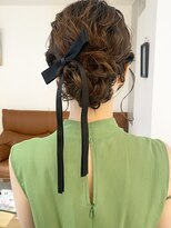 ヘアサロン ユニティ(Hair Salon Unity)&nbsp;アップスタイル　網みおろしツイン